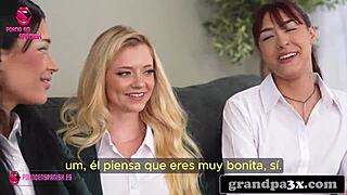 Inocente enga�ada para follar con su abuelo subtitulado espa�ol