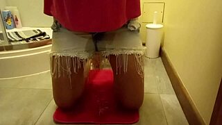 Wetting myself during intense masturbation