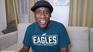 Tony rope meets lana analise for pov blowjob, anal fucking, and interracial quickie with big black cock