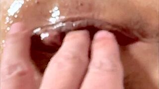 i love watching my wife masturbate her shaved wet pussy after 183 days