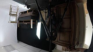 mandy mynxx gives oral only, sucking cock deepthroat with choking.