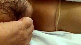 Vietnamese teen explores wet pussy with handjob in a subtle, intimate homemade session