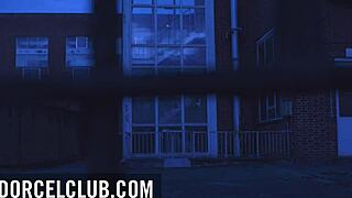 Brunette Babe Fingers And Rides Random Guy In Front Of Lover