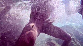 I enjoid underwater sex with hot milf, licking her wet pusy