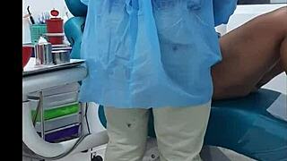 My dentist appointment ends with big cock in my mouth, riding and ass worshiping in hospital.