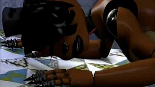 playing with toy freddy and getting wild with blowjobs 😈