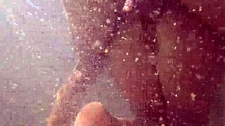 I enjoid underwater sex with hot milf, licking her wet pusy