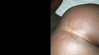 Big black cock pounds wet pussy in perfect doggystyle