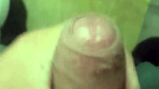 Masturbating Again with Intense Strokes on Big Cock