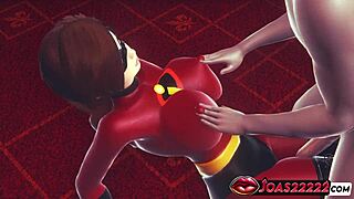 Can Helen Parr Handle Orgasm From Big Tits Play And Tight Pussy Licking In 3D?