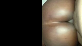 Big black cock pounds wet pussy in perfect doggystyle