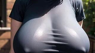 Ai Generated Model Girl Big-Tits Ai Art 27