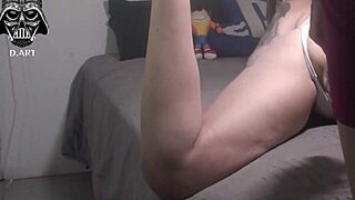 The pretty blonde woman with tattoos and her skinny brazilian friend are having fun together