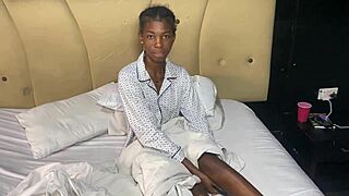 Intriguing casting session with a beautiful African model