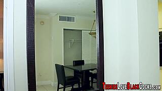 Blonde teen eagerly sucks and footjobs monster black dick in HD