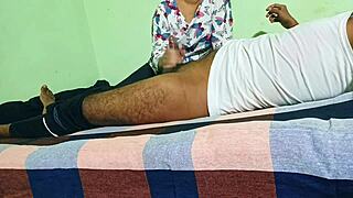 Indian Girl Enjoys Intense Doggy Style With Husband's Friend