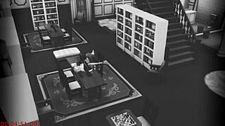 wife chats with stranger at library on cam