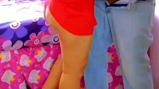 Intense fuck with married neighbor in his bed, I drain every drop of cum