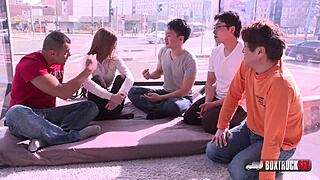 Beautiful Sarah Kay Receives Cumshot On Big Ass Publicly