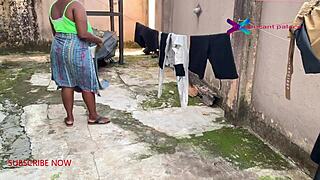 Why is the gateman watching this horny wife cheat and get fucked?