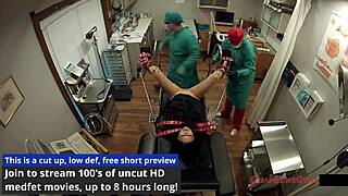 Bold Little Mina Poisoned by Kryptonite Condom, Needs Intense Doctor Saving in Tampa Gyno Exam!