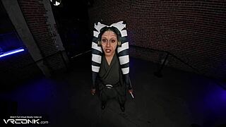 Does Ahsoka Blow and Ride Anakin's Huge Cock in VR Cosplay?