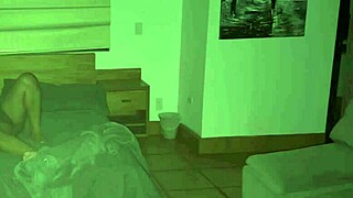 stepfather gets into his stepdaughters bed at midnight to fuck her while hiding his wife