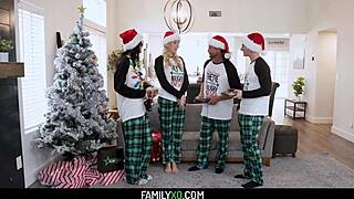 Step family holiday foursome sex with kay lovely and nikki zee