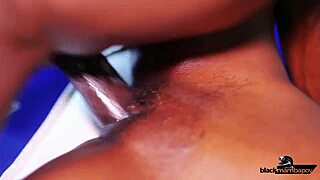 Horny teen 18+ bitch cums all over pato's big black cock