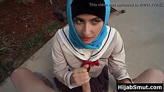 Girl in Hijab Trained to Fuck.