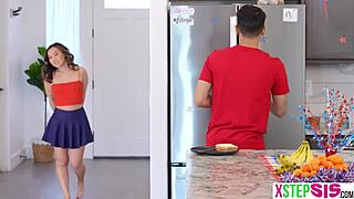 4th Of July With My Korean Teen 18+ Stepsister Was The Day Of My Life