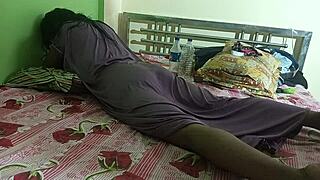 Black Mature Aunty Fucked In Asshole By Husband While Moaning And Crying