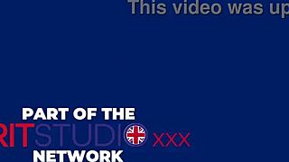 Two posh lesbians explore with strap-on dildo