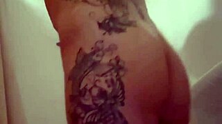 emy angel enjoys a refreshing shower, feeling clean and relaxed