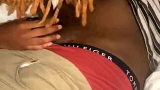 Spaghetti rigatoni blowjob with homies watching