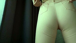 Jeans And Bare Ass Fetish With Perfect Booty