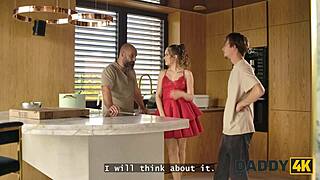 Daddy4k Slutty Una Fairy Breaks Rules Fucking After Sucking BF's Cock