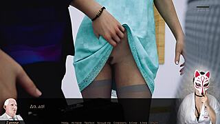 In the office, the secretary with stockings fulfills a special request roughly