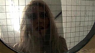 getting fucked by a stranger with big tits and blonde hair in heels