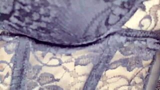 Aunt guides nephew in caressing pussy with cunnilingus, piss, and domination