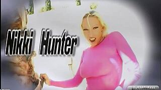 Lexington Steele tongue fucks her cunt, Nicki Hunter gets facial.