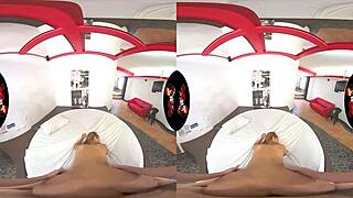 Pierced nipple babe craves sex in 5k VR