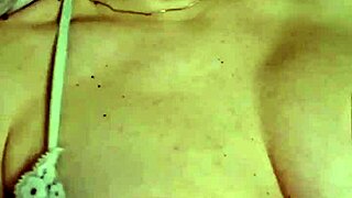 Elzakom's Sweet Tits Burst Out of Sexy Lingerie in Intense Fetish Play, Cute and Beautiful Belly Exposed