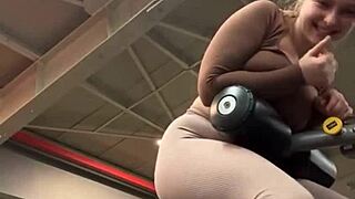 Watch This Extreme Public Masturbation And Fingering Session At The Gym With A Young Teen Amateur!