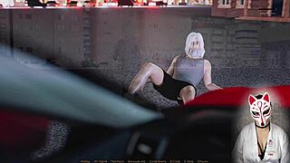 In the office, the secretary with stockings fulfills a special request roughly