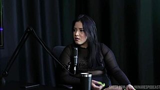 Pri Melancia shares best moments in sheer red lingerie on podcast