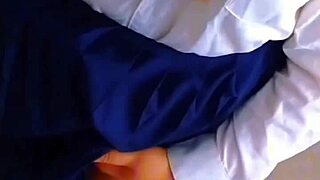 Intense fuck with married neighbor in his bed, I drain every drop of cum