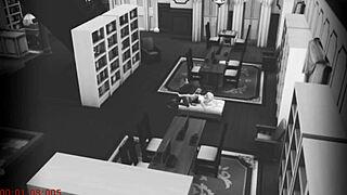 wife chats with stranger at library on cam