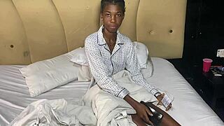 Intriguing casting session with a beautiful African model