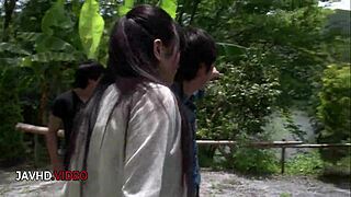 passionate japanese blowjobs by misaki ready to swallow deeply.